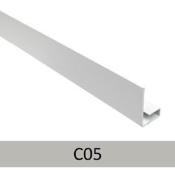 ETERNIT CEDRAL EINDPROFIEL 05 HAAIGRIJS L=3M