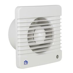 ELECTR. VENTILATIE Ø100 (98M³/H) TIMER WIT T7201T
