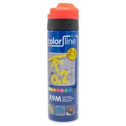 SPUITBUS SPOTMARKERING 180° FLUO-ROOD 500ML