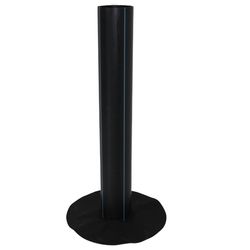 EPDM PE TAPBUIS 90MM 90° MET FLAP L=600MM