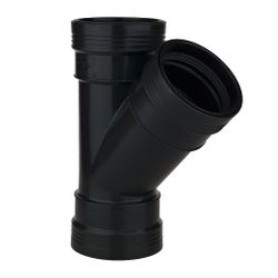 PP SANITAIR ZW T 90MM 45° 3XMOF RINGMOF