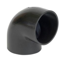 PE AFVOER BOCHT BENOR 200MM 90° SEGMENT GELAST