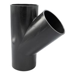 PE AFVOER T-STUK BENOR 160MM 45°