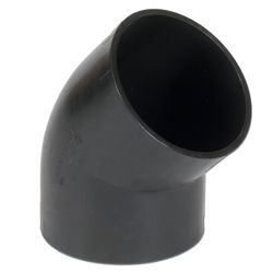 PE AFVOER BOCHT BENOR 75MM 45°