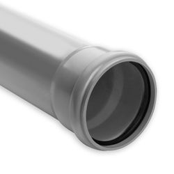 PVC MOFBUIS GRIJS BENOR 250X6.2MM SN4 5M