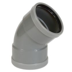 PVC COUDE 45° GRIS BENOR 110MM F/F SN8