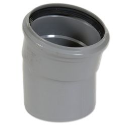 PVC BOCHT 15° GRIJS BENOR 110MM MOF/SPIE SN8