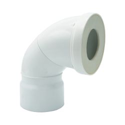 PVC SANITAIR REGELBAAR WC AANSLUITSTUK 100MM