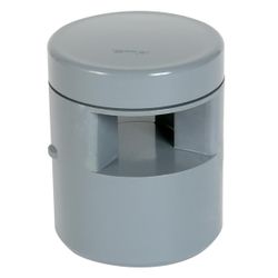 PVC SANITAIR ONTLUCHTER+MEMBRAAN 80/75MM
