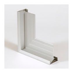 ALUMINIUM DAKRAND BINNENHOEK T50/60 GEANOD. (T86)