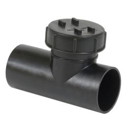 PE AFVOER ONTSTOP.T-STUK 63MM 88.5°